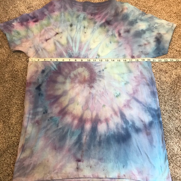 Custom Tie Dye Tshirt Unisex Size Large - Picture 5 of 10